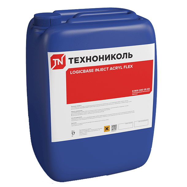 ����������� LOGICBASE INJECT ACRYL FLEX ������������� ��� ���������� ������������ ����� 