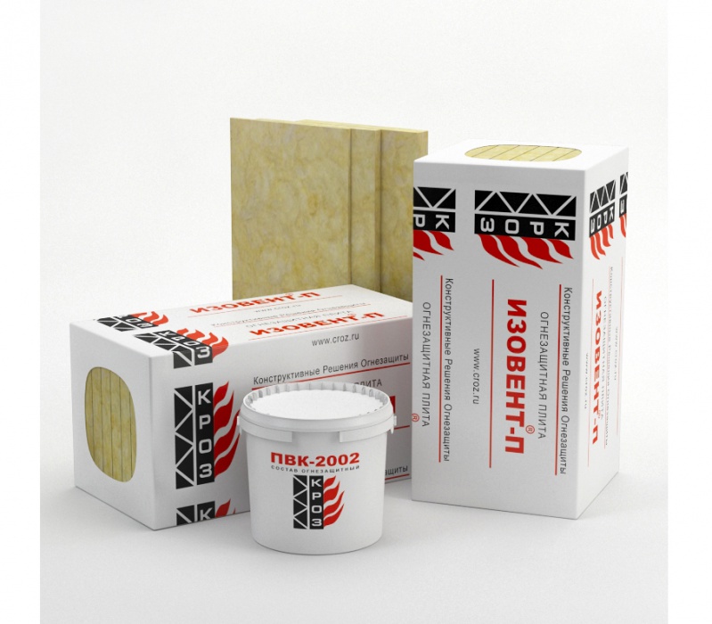 Огнезащитные плиты Изовент-П Огнезащитные плиты Изовент-П
